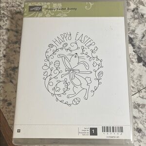 Stampin' Up! Happy Easter Bunny rubber Stamp